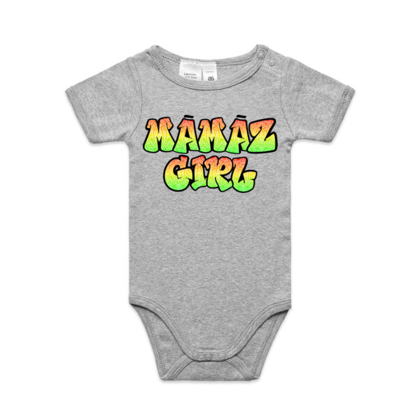 Mamaz Girl Graphic - AS Colour / ORGANIC MINI-ME ONE-PIECE Thumbnail