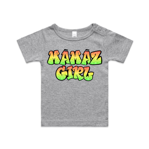 Mamaz Girl Graphic - AS Colour / ORGANIC INFANT WEE TEE  Thumbnail