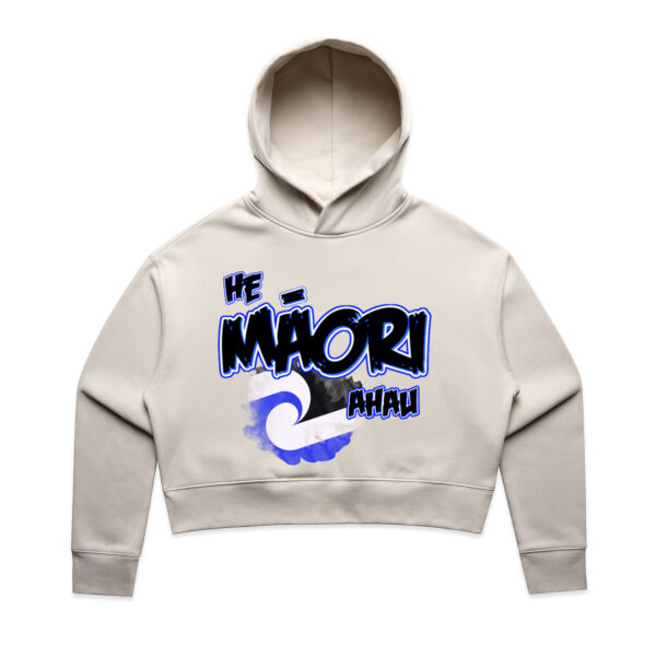 He Maori ahau Tee Blue - AS Colour / Wo's CROP TEE Thumbnail