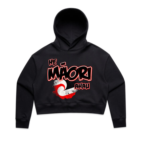 He Maori ahau Tee Red - AS Colour / Wo's Classic Crop Tee Thumbnail