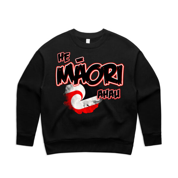 He Maori ahau Tee Red - AS Colour / Wo's Classic Crop Tee Thumbnail