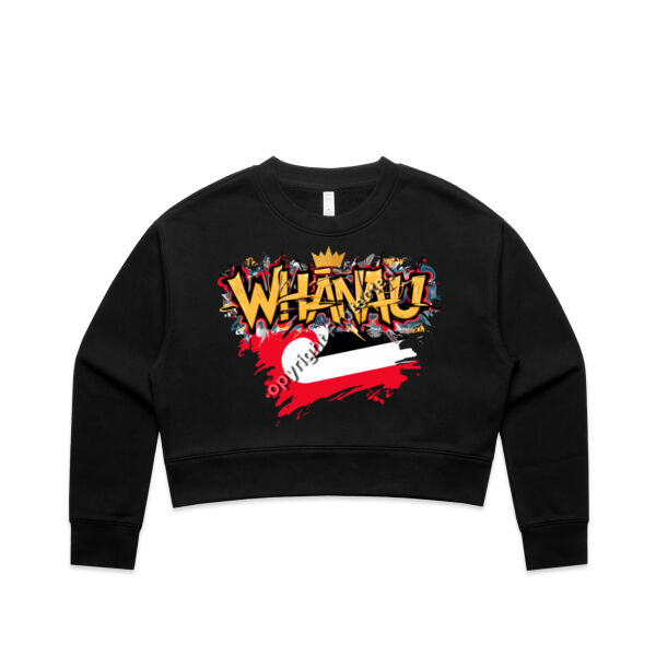 WHANAU GRAPHIC WOMENS TEE yellow Thumbnail