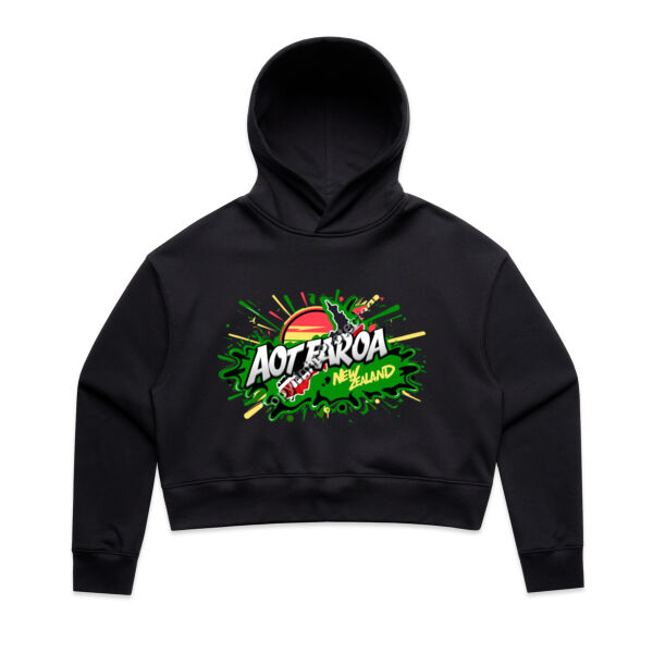 AOTEAROA WOMENS GRAPHIC TEE GREEN Thumbnail