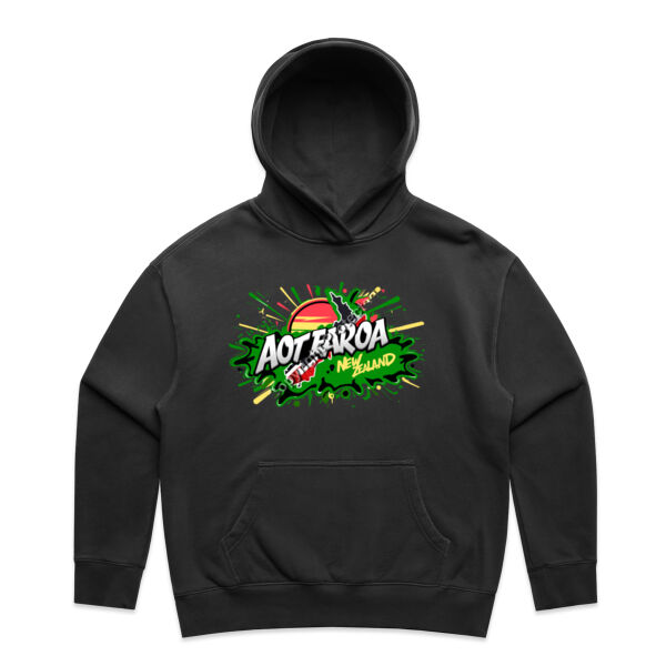 AOTEAROA WOMENS GRAPHIC TEE GREEN Thumbnail