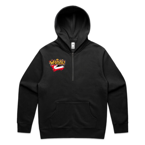 WHANAU GRAPHIC YELLOW - AS Colour / RELAX HALF ZIP HOOD Thumbnail