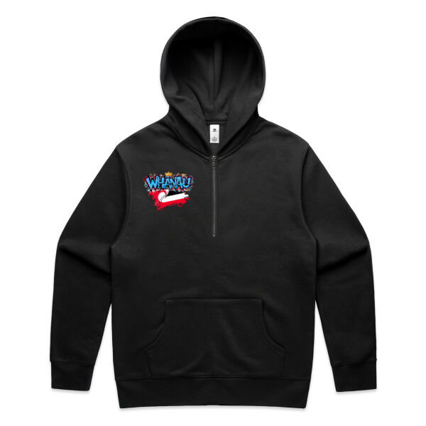 WHANAU GRAPHIC BLUE - AS Colour / RELAX HALF ZIP HOOD Thumbnail