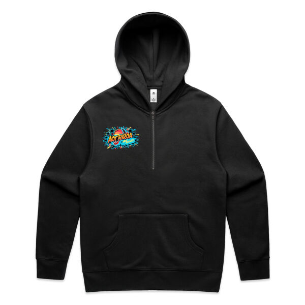 AOTEAROA GRAPHIC BLUE - AS Colour / RELAX HALF ZIP HOOD Thumbnail