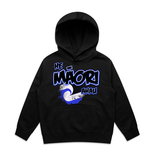 He Maori ahau Tee Blue - AS Colour / KIDS RELAX HOOD Thumbnail