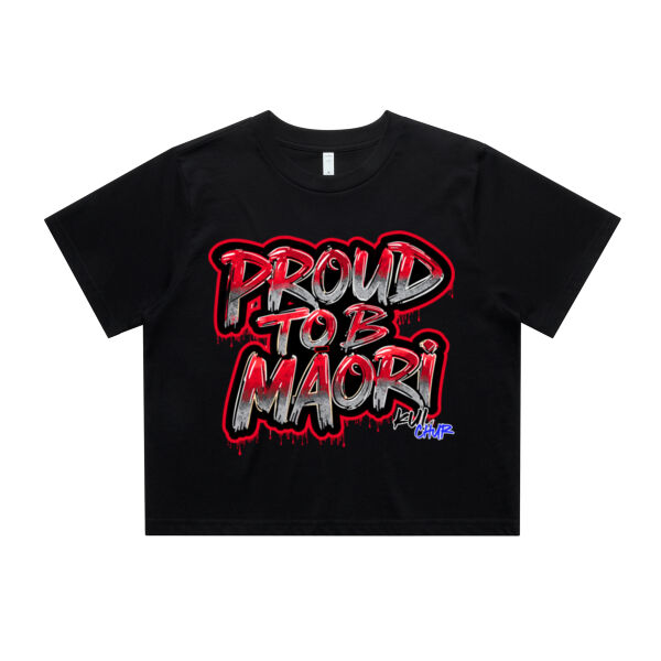 Proud To B Maori Graphic - AS Colour / Wo's Classic Crop Tee Thumbnail