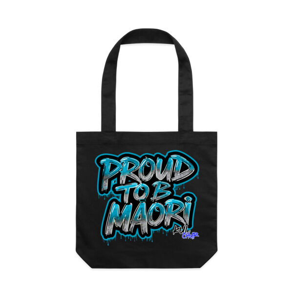 Proud To B Maori Graphic Teal - AS Colour /  Basic Tote Thumbnail