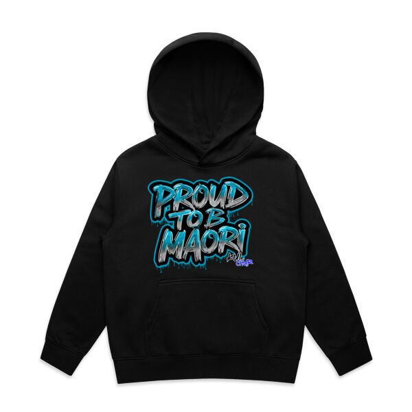 Proud To B Maori Graphic Teal - AS Colour / KIDS RELAX HOOD Thumbnail