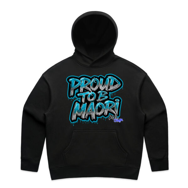 Proud To B Maori Graphic Teal - AS Colour / Wo's RELAX HOOD Thumbnail