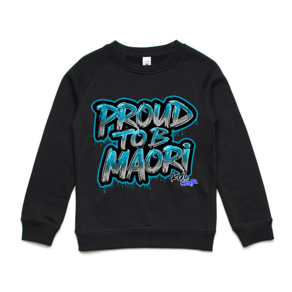 Proud To B Maori Graphic Teal - AS Colour / YOUTH SUPPLY CREW Thumbnail