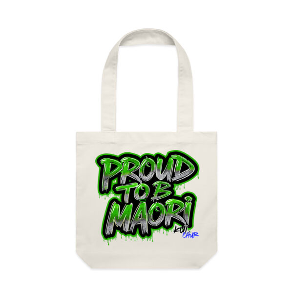 Proud To B Maori Graphic Green - AS Colour /  Basic Tote Thumbnail