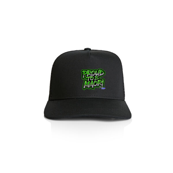 Proud To B Maori Graphic Green - AS Colour/STOCK TRUCKER CAP Thumbnail
