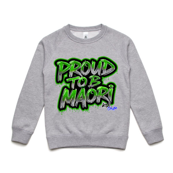 Proud To B Maori Graphic Green - AS Colour / YOUTH SUPPLY CREW Thumbnail