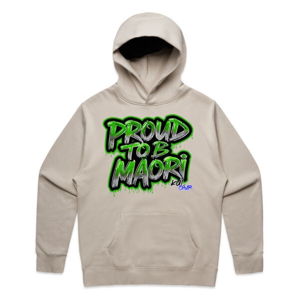 Proud To B Maori Graphic Green - AS Colour / RELAX HOOD Thumbnail