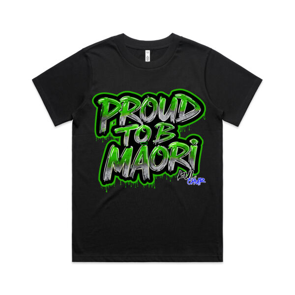 Proud To B Maori Graphic Green - AS Colour / Wo's CLASSIC TEE Thumbnail