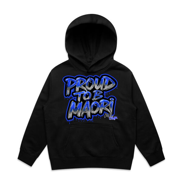 Proud To B Maori Graphic Blue - AS Colour / YOUTH RELAX HOOD Thumbnail