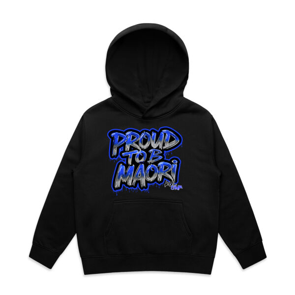 Proud To B Maori Graphic Blue - AS Colour / KIDS RELAX HOOD Thumbnail