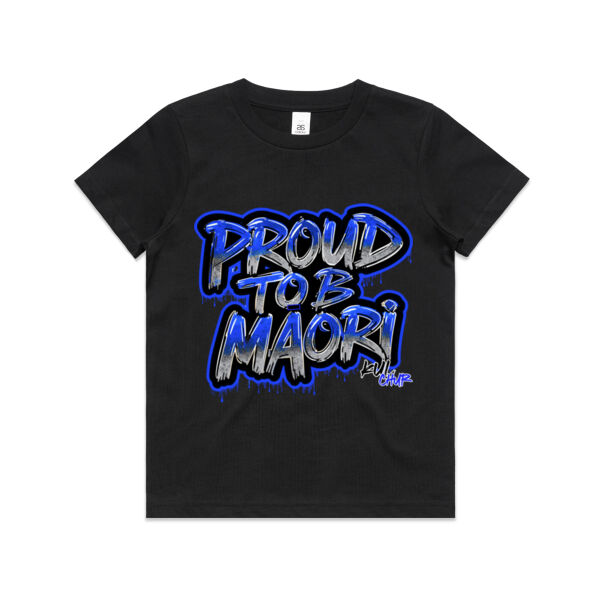 Proud To B Maori Graphic Blue - AS Colour / YOUTH STAPLE TEE Thumbnail