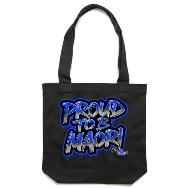 Proud To B Maori Graphic Blue - AS Colour / CARRIE TOTE Thumbnail