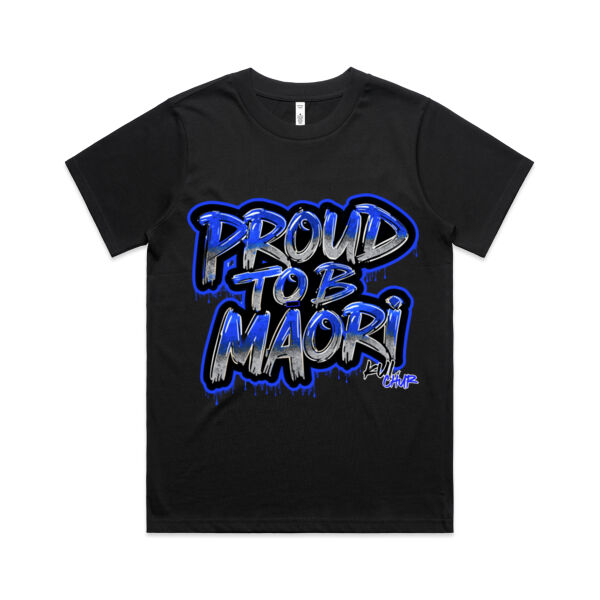 Proud To B Maori Graphic Blue - AS Colour / Wo's CLASSIC TEE Thumbnail