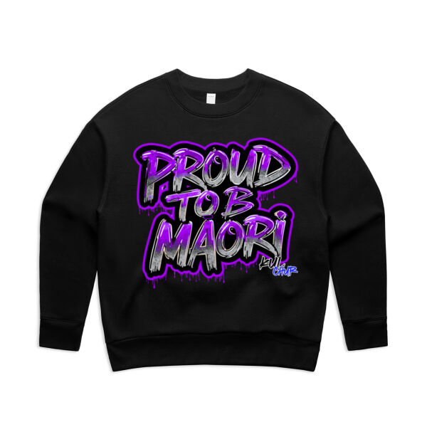 Proud To B Maori Graphic Purple - AS Colour / Wo's RELAX CREW Thumbnail