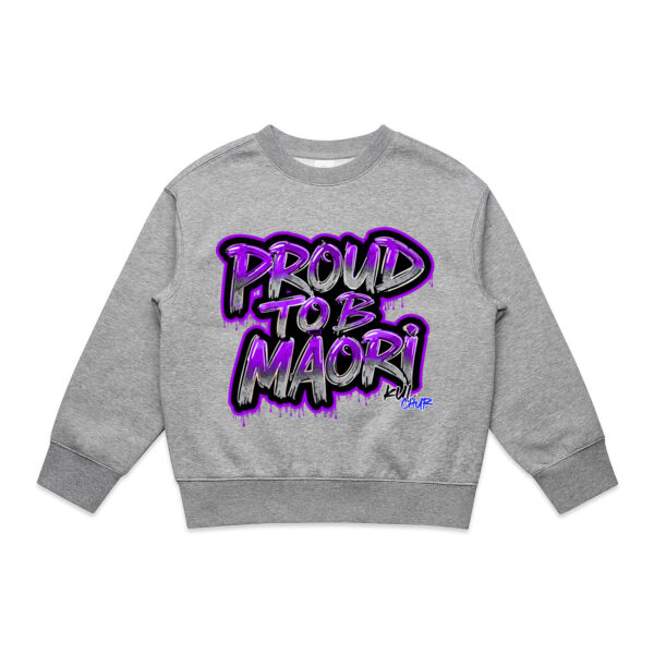 Proud To B Maori Graphic Purple - AS Colour / KIDS RELAX CREW Thumbnail