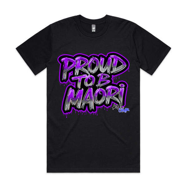 Proud To B Maori Graphic Purple - AS Colour / CLASSIC TEE Thumbnail