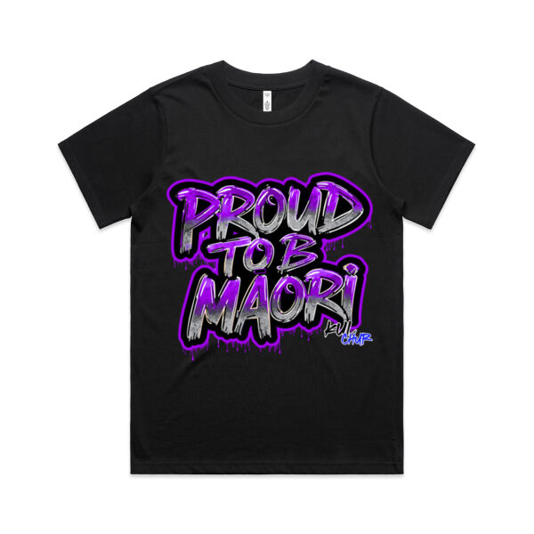 Proud To B Maori Graphic Purple - AS Colour / Wo's CLASSIC TEE Thumbnail