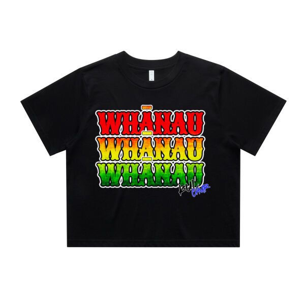 Rasta Whanau - AS Colour / Wo's Classic Crop Tee Thumbnail