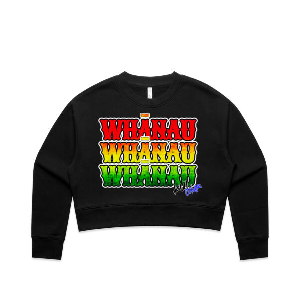 Rasta Whanau - AS Colour / Wo's RELAX CROP CREW Thumbnail