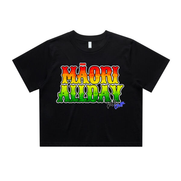 Rasta Maori allday - AS Colour / Wo's Classic Crop Tee Thumbnail