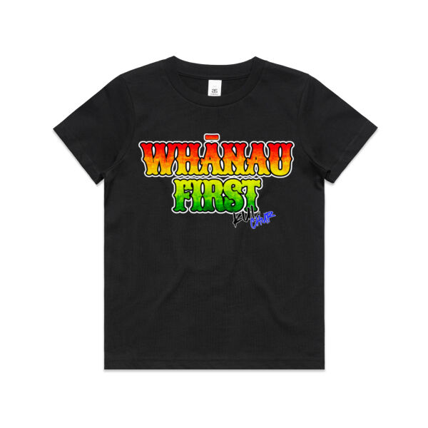 Rasta Whanau First - AS Colour / YOUTH STAPLE TEE Thumbnail