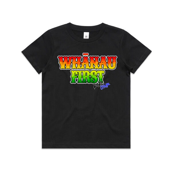 Rasta Whanau First - AS Colour / KIDS STAPLE TEE Thumbnail