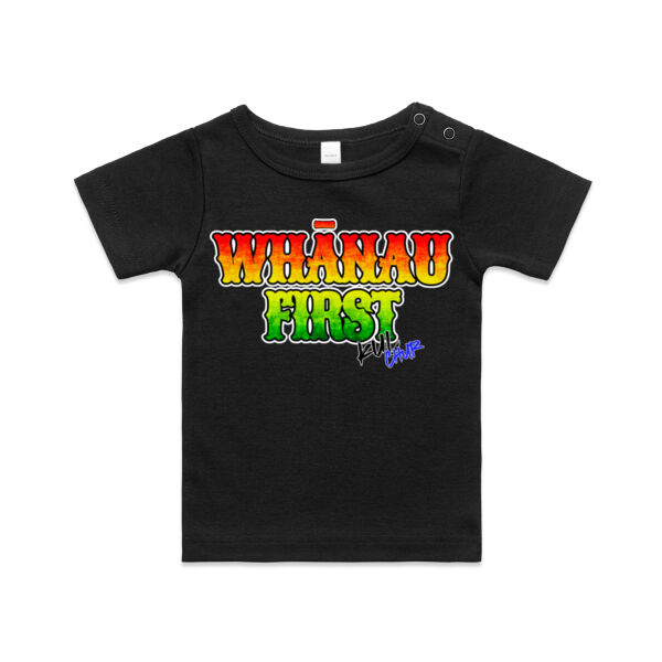 Rasta Whanau First - AS Colour / ORGANIC INFANT WEE TEE  Thumbnail