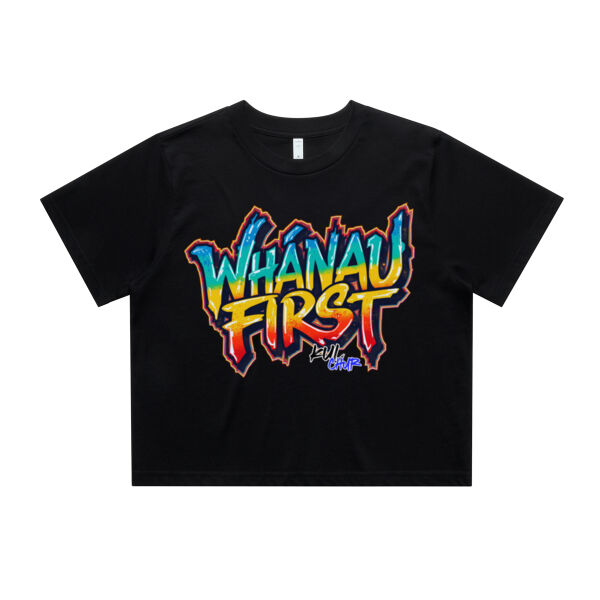 Whanau First - AS Colour / Wo's Classic Crop Tee Thumbnail