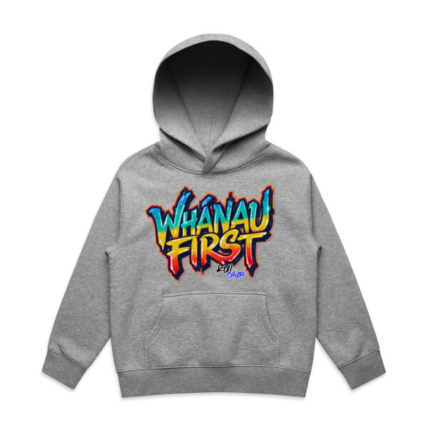 Whanau First - AS Colour / KIDS RELAX HOOD Thumbnail