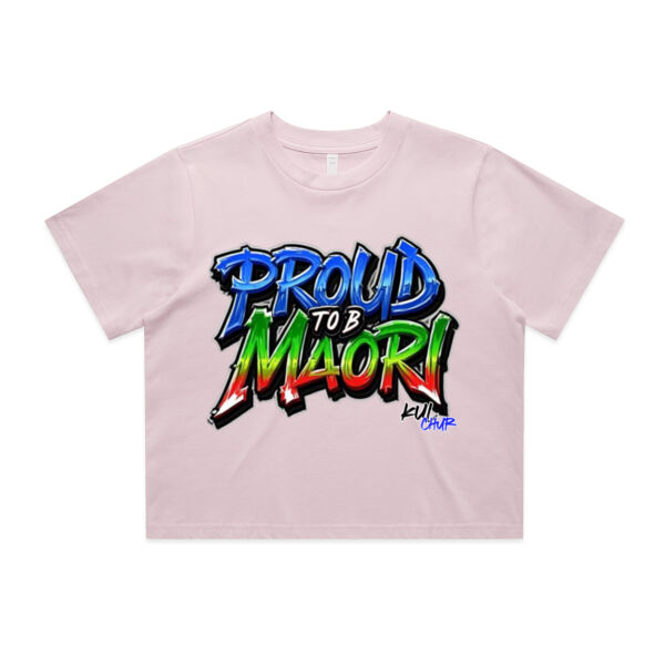 Proud to be Maori - AS Colour / Wo's Classic Crop Tee Thumbnail