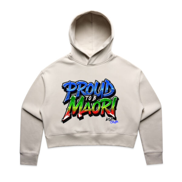 Proud to be Maori - AS Colour / RELAX CROP HOOD Thumbnail
