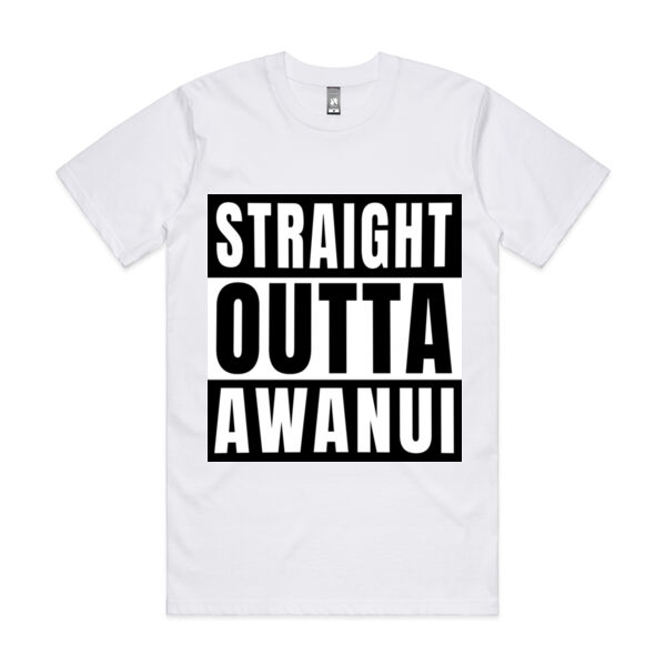 Straight Outta Awanui Tee - AS Colour / CLASSIC TEE Thumbnail