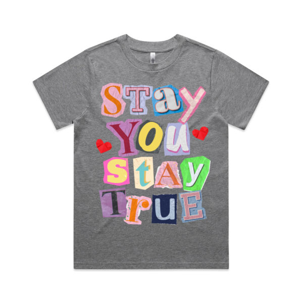 Stay you stay true tee - AS Colour / Wo's CLASSIC TEE Thumbnail