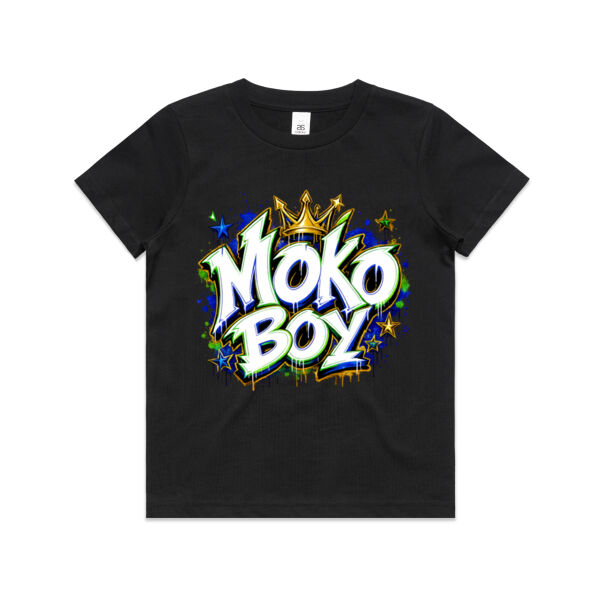 MokoBoy Graphic  - AS Colour / YOUTH STAPLE TEE Thumbnail