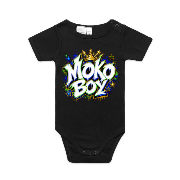 MokoBoy Graphic  - AS Colour / ORGANIC MINI-ME ONE-PIECE Thumbnail
