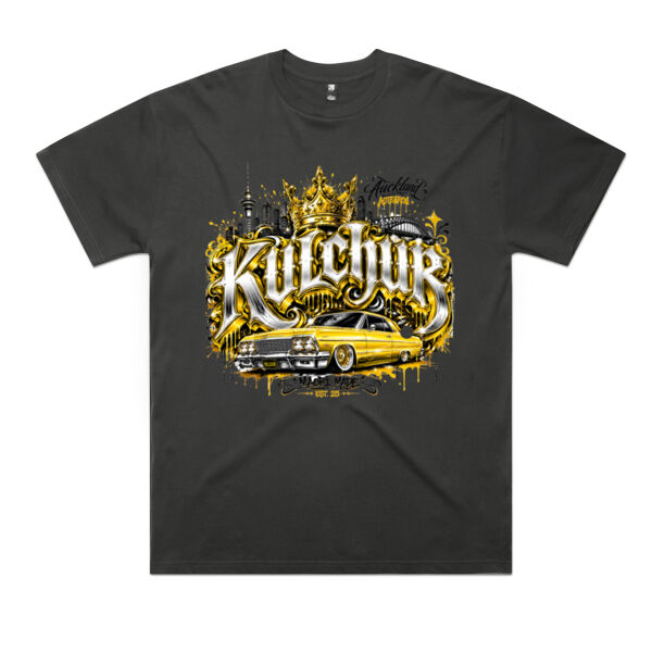 Kulchur Tee Yellow - AS Colour / Classic oversized Tee Thumbnail