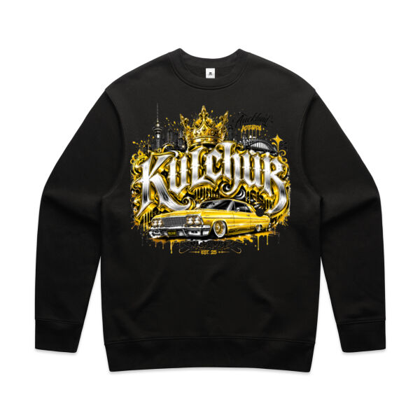 Kulchur Crew Jumper Yellow - AS Colour / RELAX CREW Thumbnail