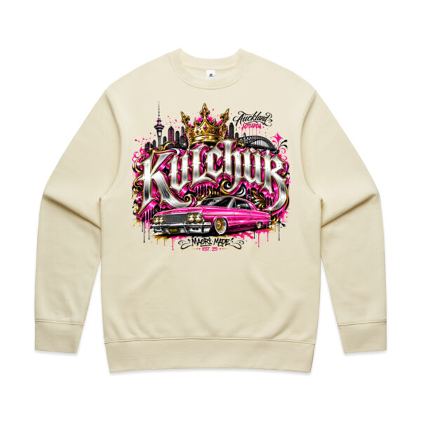 Kulchur Crew jumper Pink - AS Colour / RELAX CREW Thumbnail
