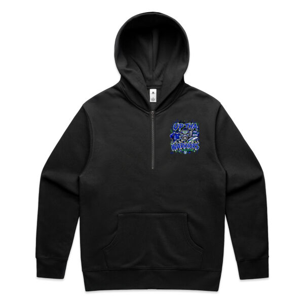 Up Tha Warriorz Double Print - AS Colour / RELAX HALF ZIP HOOD Thumbnail