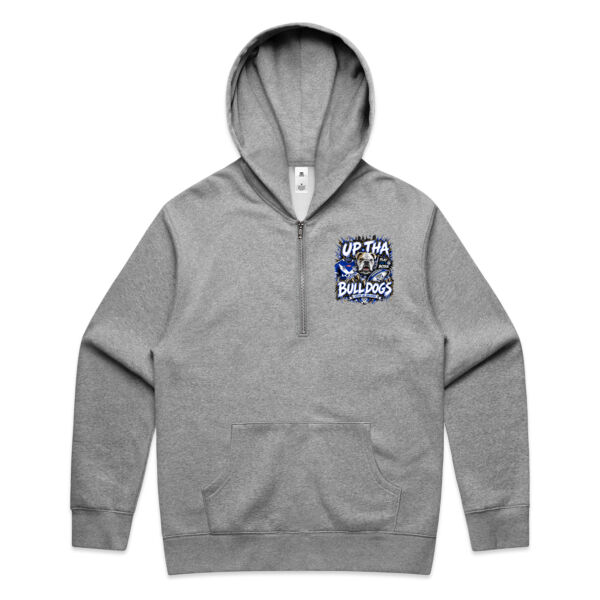 Up Tha Bulldogz Double Print - AS Colour / RELAX HALF ZIP HOOD Thumbnail